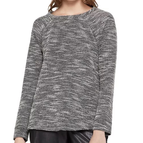 BCBGeneration Black and White Long Sleeve Top Size S - Picture 6 of 6